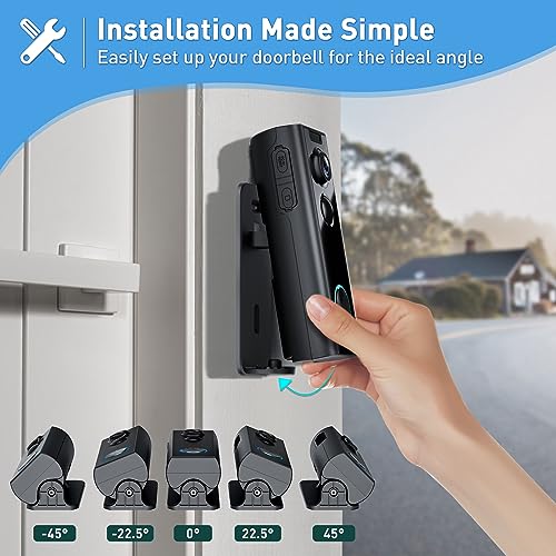 Wireless Video Doorbell Camera with Chime, 1080P, Alexa