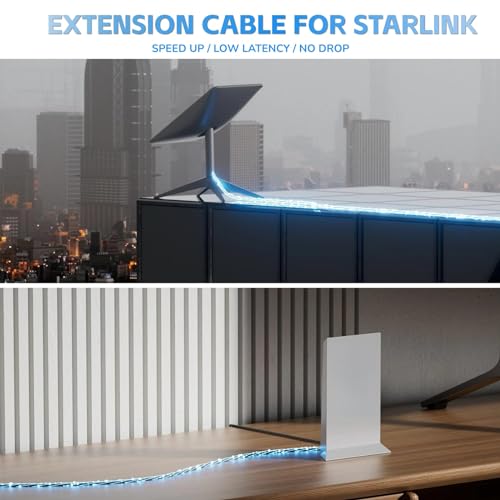 Starlink Satellite V2 30ft Extension Cable VIP Kit