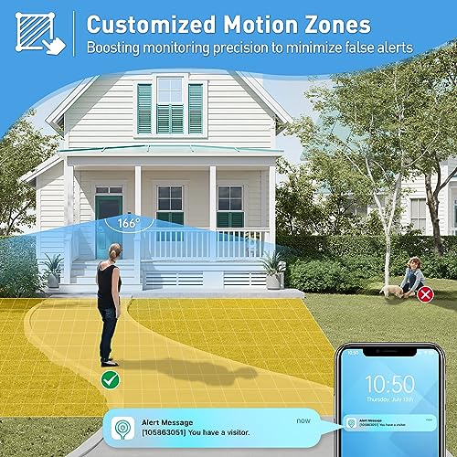 Wireless Video Doorbell Camera with Chime, 1080P, Alexa