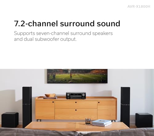 Denon AVR-X1800H 7.2 Channel AV Receiver - VIP Shopping