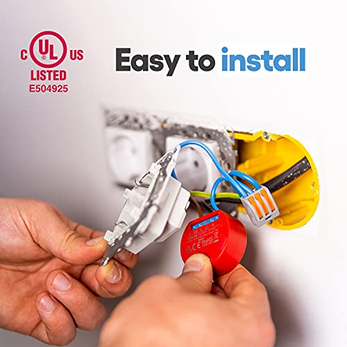 Shelly 1PM Smart Relay Switch WiFi iOS Android (2 Pack)