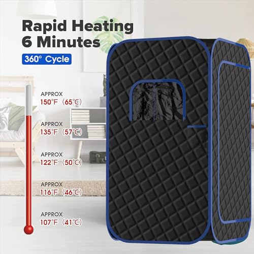 Luxury Portable Sauna Tent with 2L Steam Generator