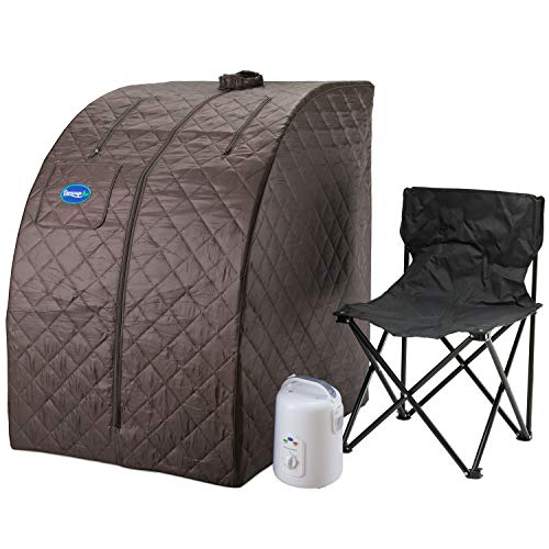 VIP Portable Personal Steam Sauna Spa, Chair Included