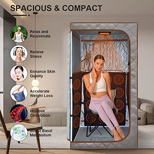 Far Infrared Sauna Box with Separate Heating Foot Pad