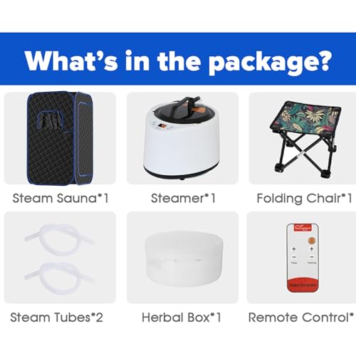 Luxury Portable Sauna Tent with 2L Steam Generator