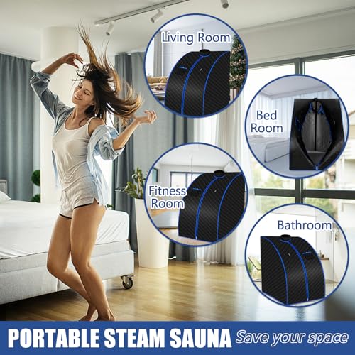 VIP Folding Steam Sauna Kit with Foldable Chair