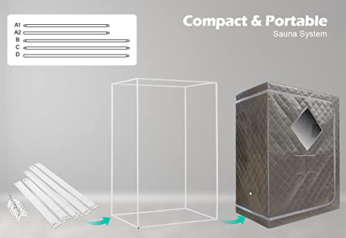 ZONEMEL Portable Full Size Sauna Tent for VIP Shopping