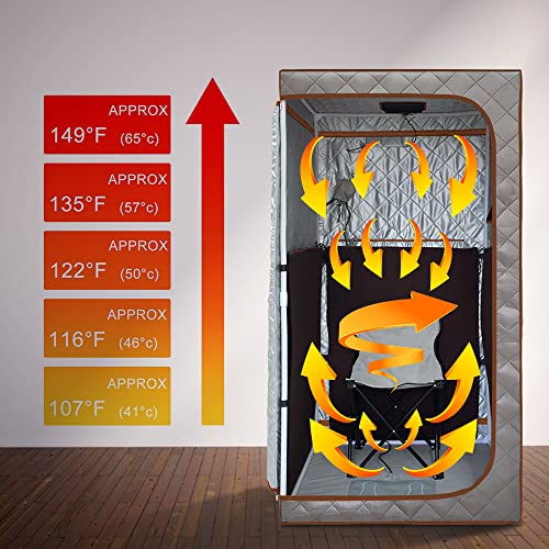 Far Infrared Sauna Box with Separate Heating Foot Pad