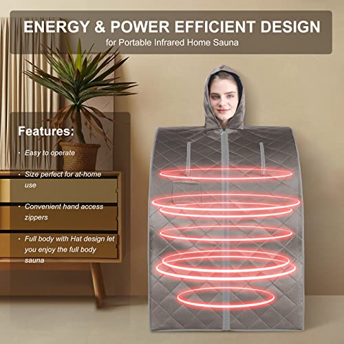 ZONEMEL Personal Infrared Sauna Spa Tent, Upgraded Chair