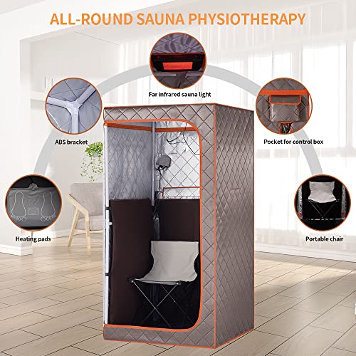 Far Infrared Sauna Box with Separate Heating Foot Pad