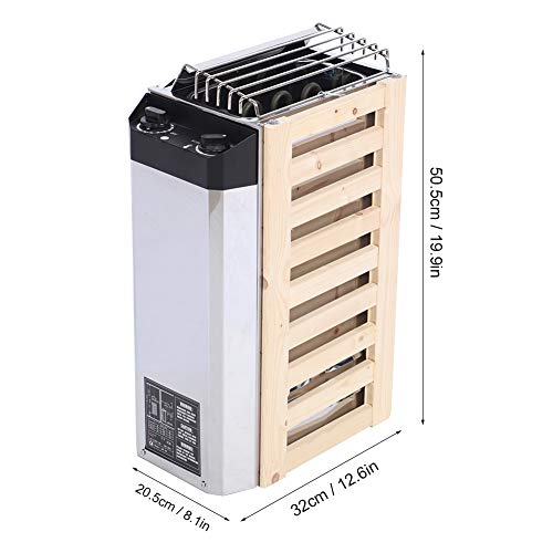 3KW 220V Sauna Heater Stove, Internal Control, Stainless Steel