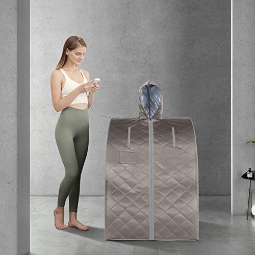 ZONEMEL Personal Infrared Sauna Spa Tent, Upgraded Chair