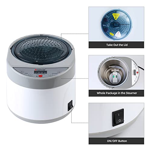 Smartmak Portable Sauna Steamer with Timer and Herbal Box