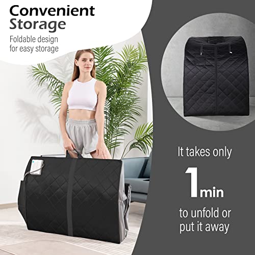 VIP Home Spa Set with Portable Infrared Sauna