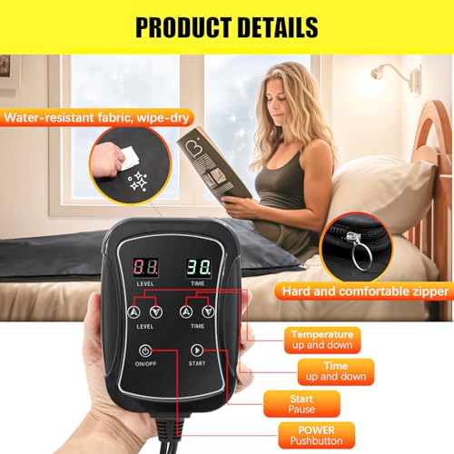 DWALE Far Infrared Sauna Blanket for Home VIPs