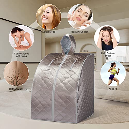 ZONEMEL Personal Infrared Sauna Spa Tent, Upgraded Chair