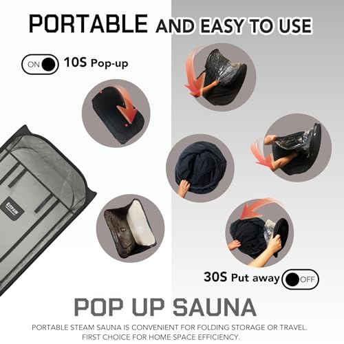 VIP Home Spa Portable Sauna with Remote Control