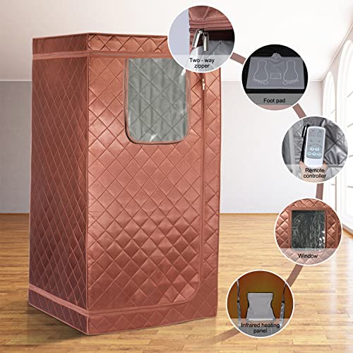 VIP Infrared Sauna Tent with Remote Control & Chair