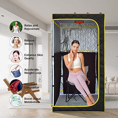 Portable Far Infrared Sauna with Separate Foot Pad