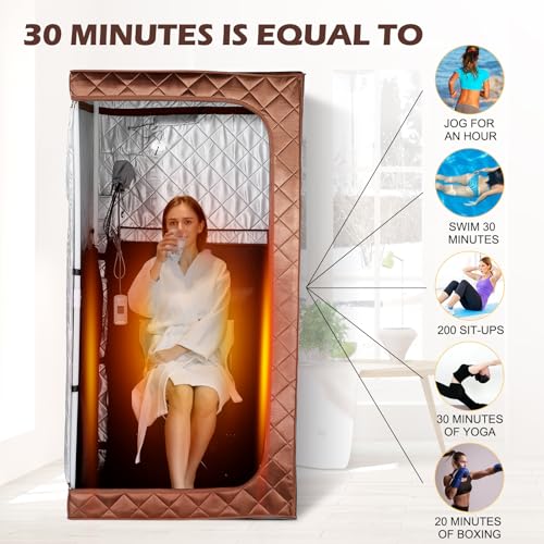 VIP Infrared Sauna Tent with Remote Control & Chair
