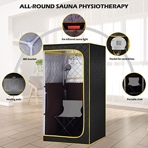 Portable Far Infrared Sauna with Separate Foot Pad