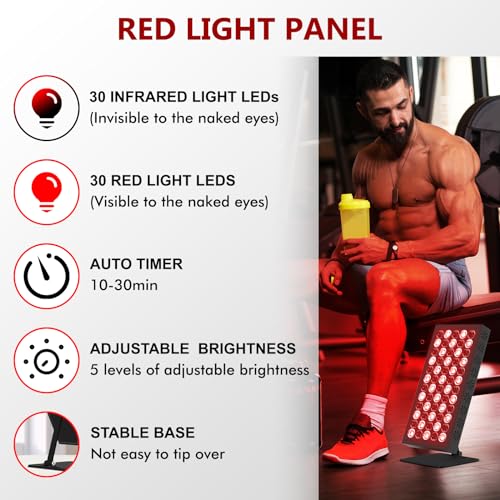 Adjustable Red Light Lamp Panel for Home & Office