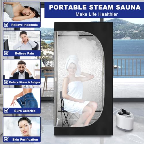 ecoboom Portable Home Sauna with Full Body Steamer