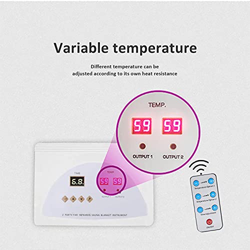 Portable Infrared Sauna Blanket for Home Spa Relaxation