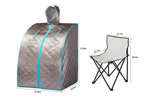 TaTalife Infrared Sauna Set with Heating Pad & Chair