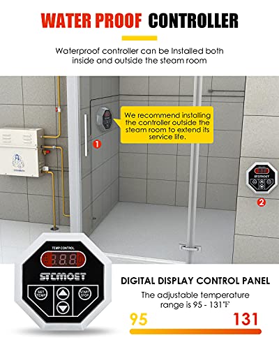 VIP Luxury Self-Draining Steam Generator for Home Spa