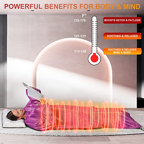 VIP Sauna Blanket with Remote Control - Purple