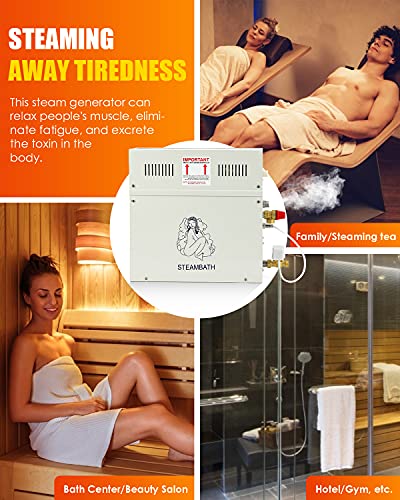 VIP Luxury Self-Draining Steam Generator for Home Spa