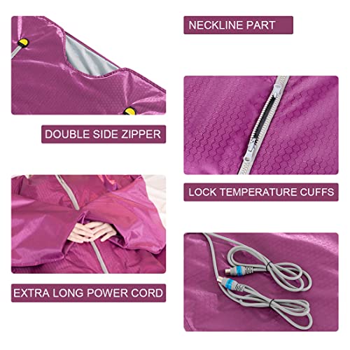 VIP Sauna Blanket with Remote Control - Purple