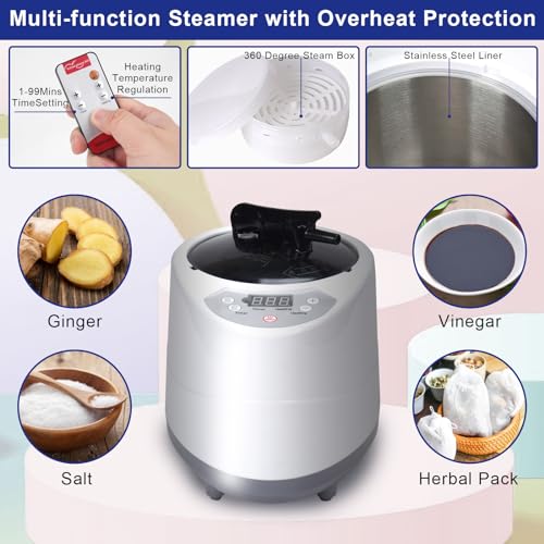 ecoboom Portable Home Sauna with Full Body Steamer