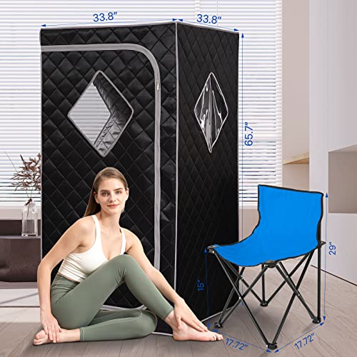 ZONEMEL Portable Full Size Steam Sauna Spa Set
