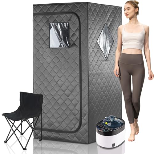 iDOTODO Full Size Portable Steam Sauna with Remote