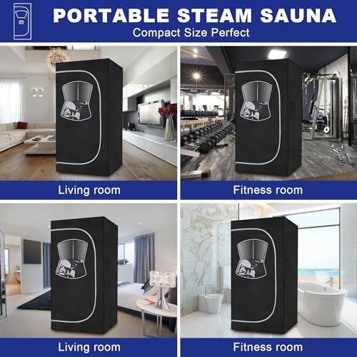 ecoboom Portable Home Sauna with Full Body Steamer