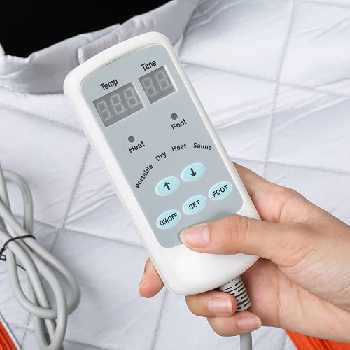 TaTalife Infrared Sauna Set with Heating Pad & Chair