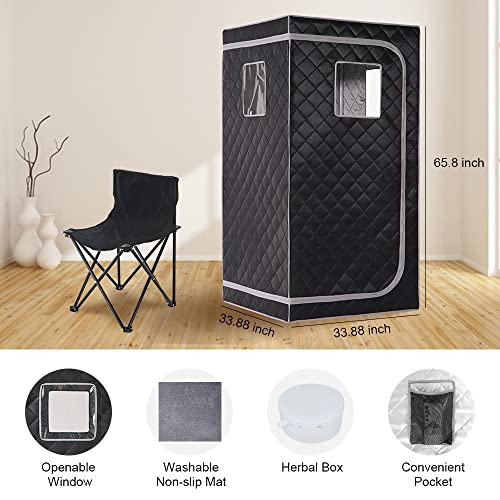 VIP Portable Home Steam Sauna with Remote Control