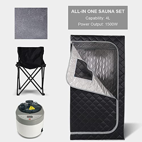 VIP Portable Home Steam Sauna with Remote Control