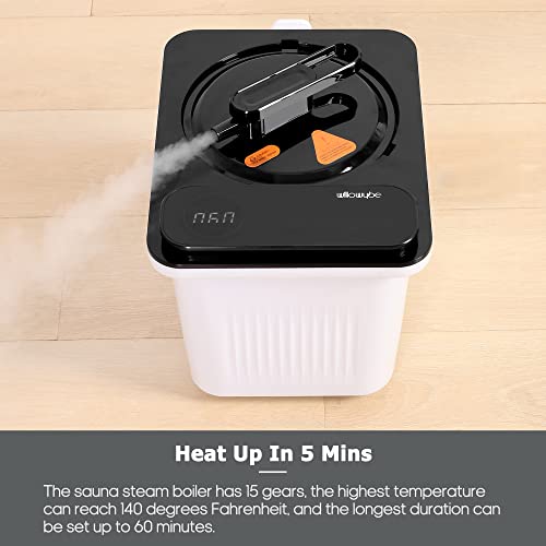 Portable Steam Sauna Set with Bluetooth Control, KingPower Steamer