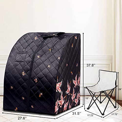 Smartmak Portable Far Infrared Sauna for VIPs - Black