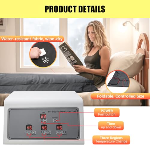 VIP Digital Sauna Blanket with Timer, Temperature Control
