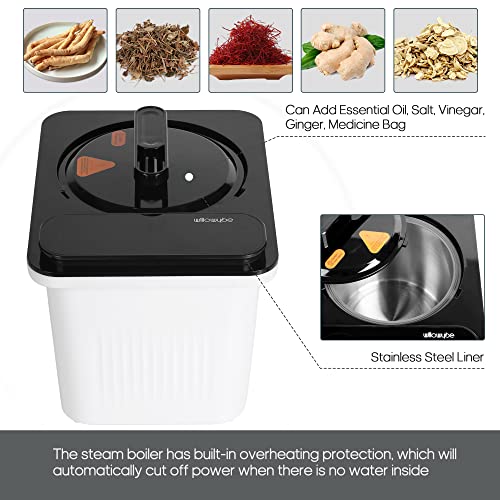 Portable Steam Sauna Set with Bluetooth Control, KingPower Steamer