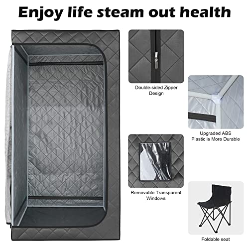 iDOTODO Full Size Portable Steam Sauna with Remote