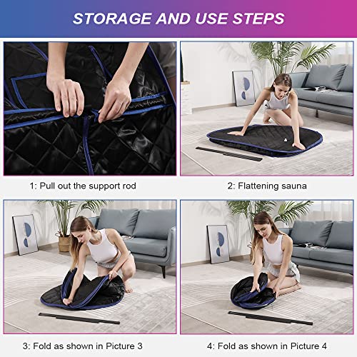 VIP Full Body Home Sauna Set with Accessories