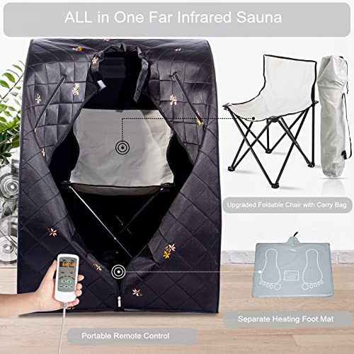 Smartmak Portable Far Infrared Sauna for VIPs - Black