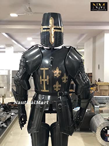 NauticalMart Medieval Knight Crusader Armor Collectible Costume VIP