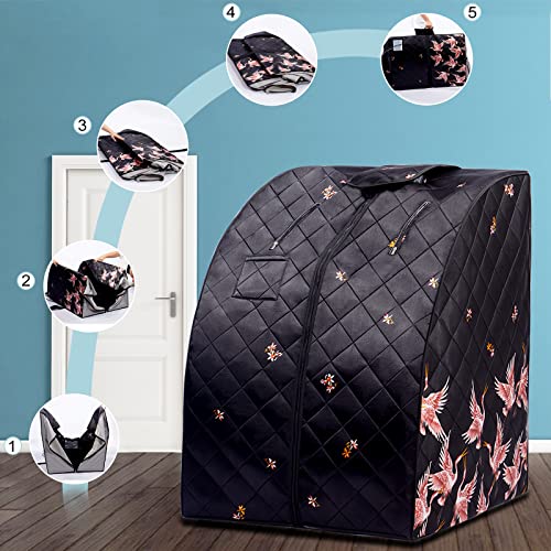 Smartmak Portable Far Infrared Sauna for VIPs - Black