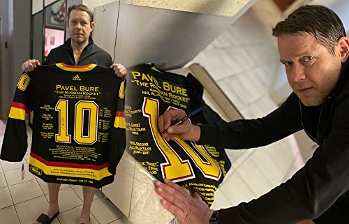 Pavel Bure Signed Vancouver Retro Black Hockey Jersey